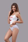 Quần lót bikini nữ Vera microfiber phối ren - V0718