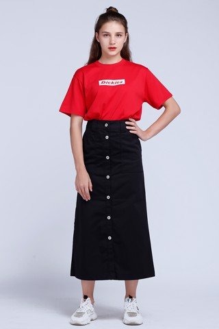 Chân váy chữ A dáng dàiĐen