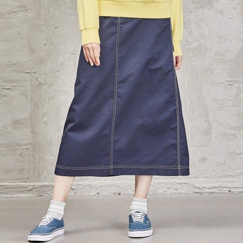 Chân váy chữ A dáng dàiNavy