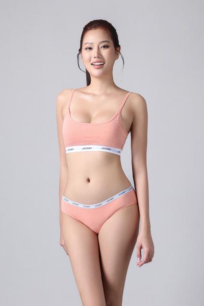 Quần Bikini Nữ Jockey trơn Cotton - J4009