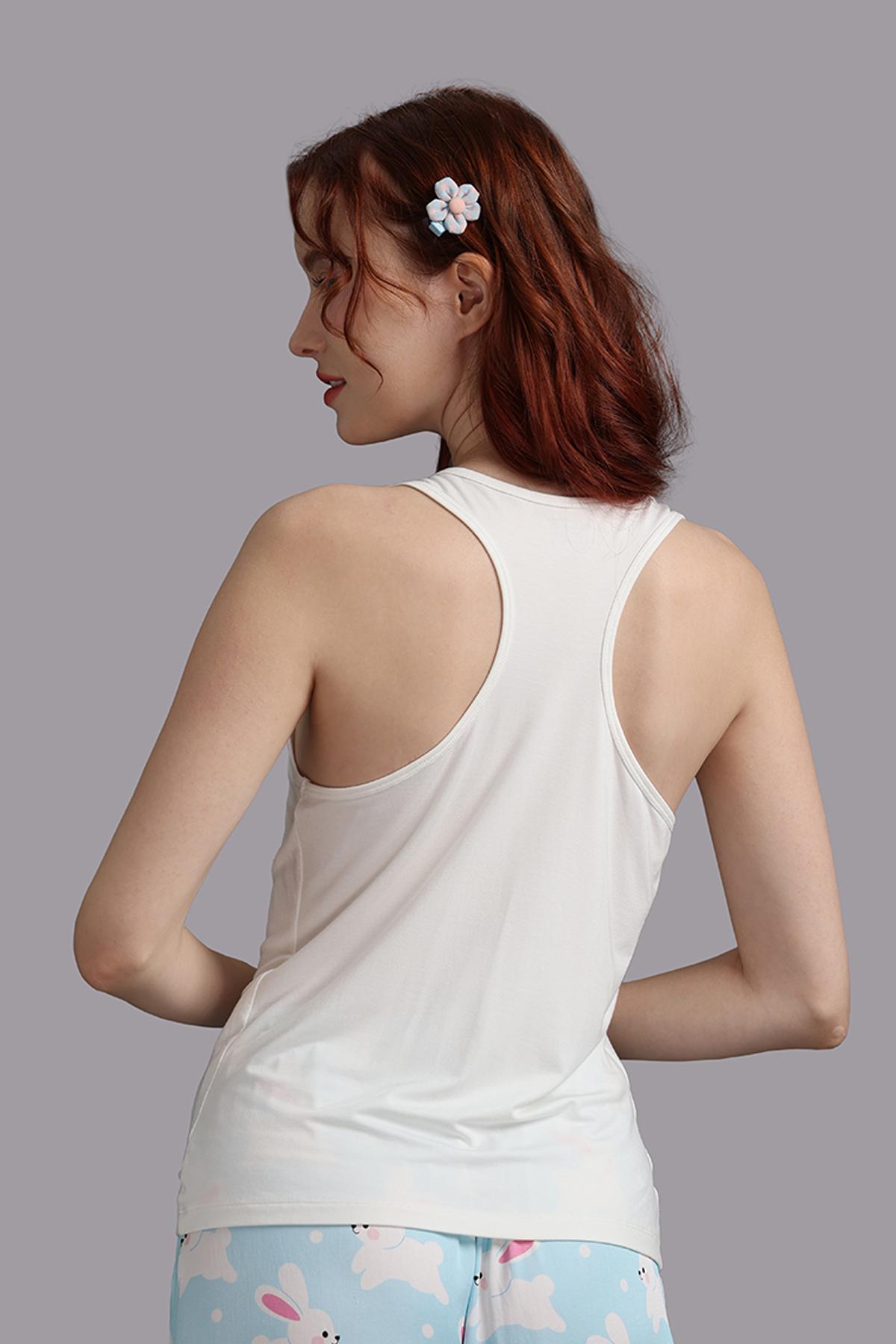 Áo tank top Wow by NDLanNgoc cotton bamboo - N0019