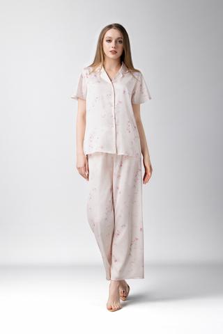Bộ pijama dài nữ Vera latin in tay ngắn - V0821Da in hoa