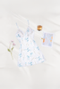 Đầm ngắn nữ Vera latin in phối ren - V0739