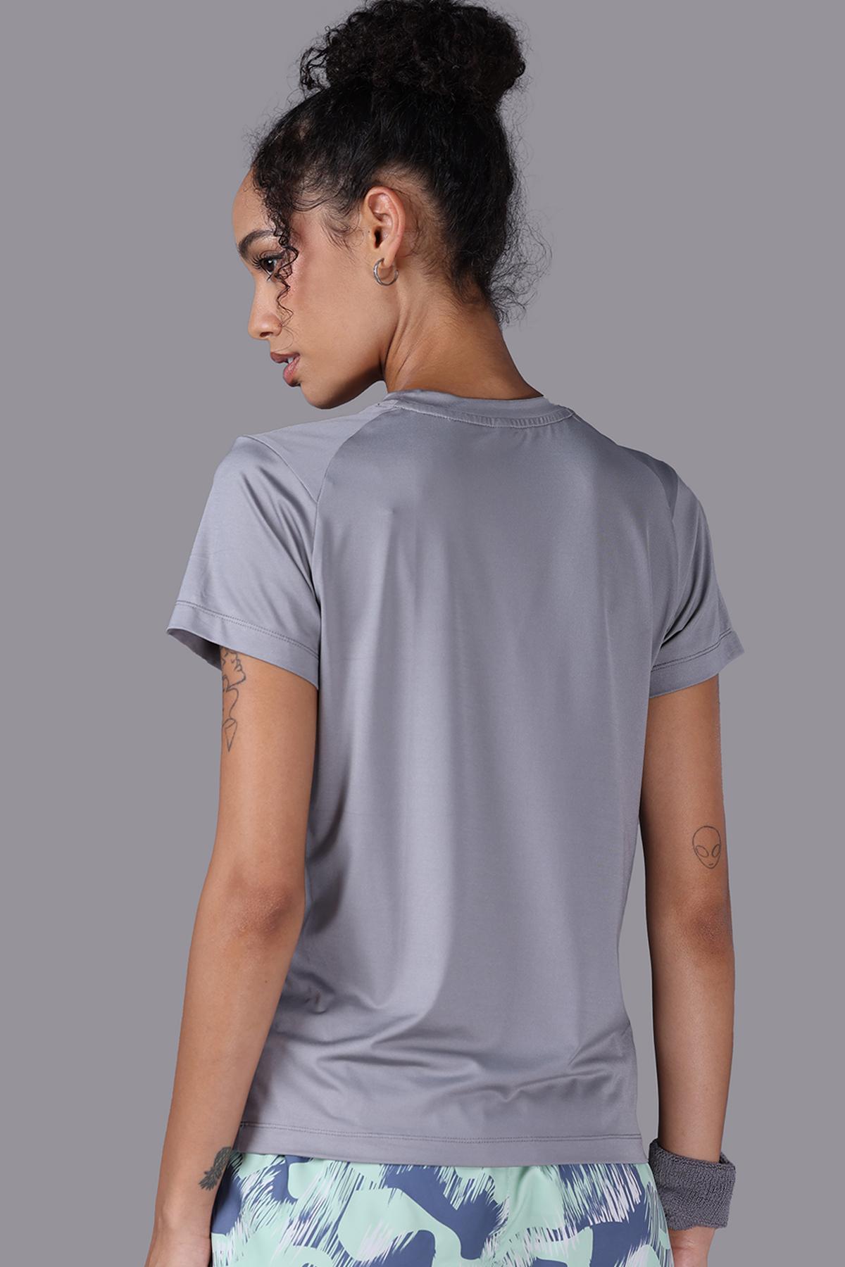 Áo T- shirt thể thao Jockey Nữ chất liệu wicking in logo - J1377