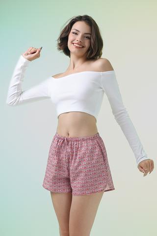 Quần short nữ Vera kate in - V0756In họa tiết 2