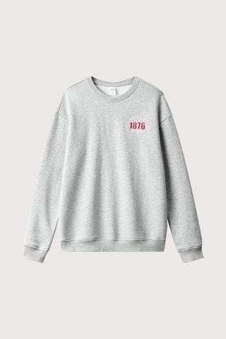 Áo Sweater unisex Jockey Cotton CVC - J4094Xám