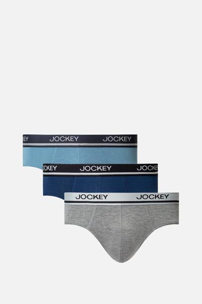 Hộp 3 Quần Jockey thun viscose kháng khuẩn dáng Brief - 1272