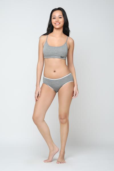 Quần Hipster Jockey nữ trơn chất liệu Visco - 1159