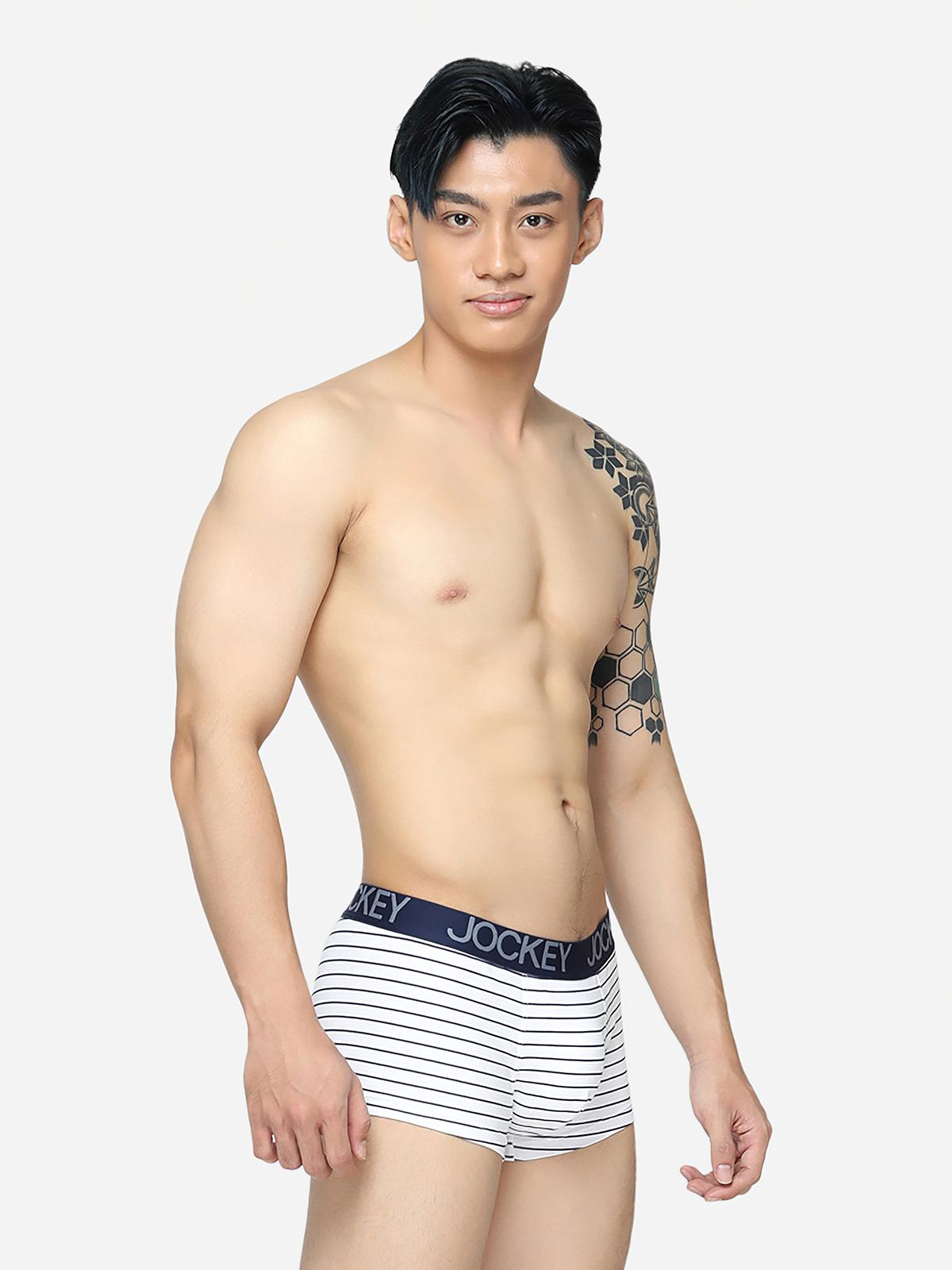 Quần lót nam Trunk Jockey Cotton 4C trơn - 1277