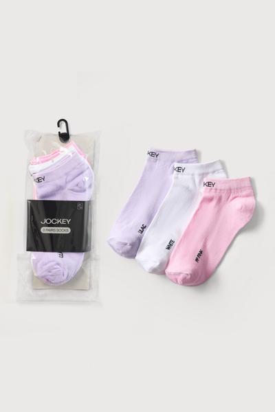 Pack 3 vớ Jockey cổ ngắn Bamboo - J4071