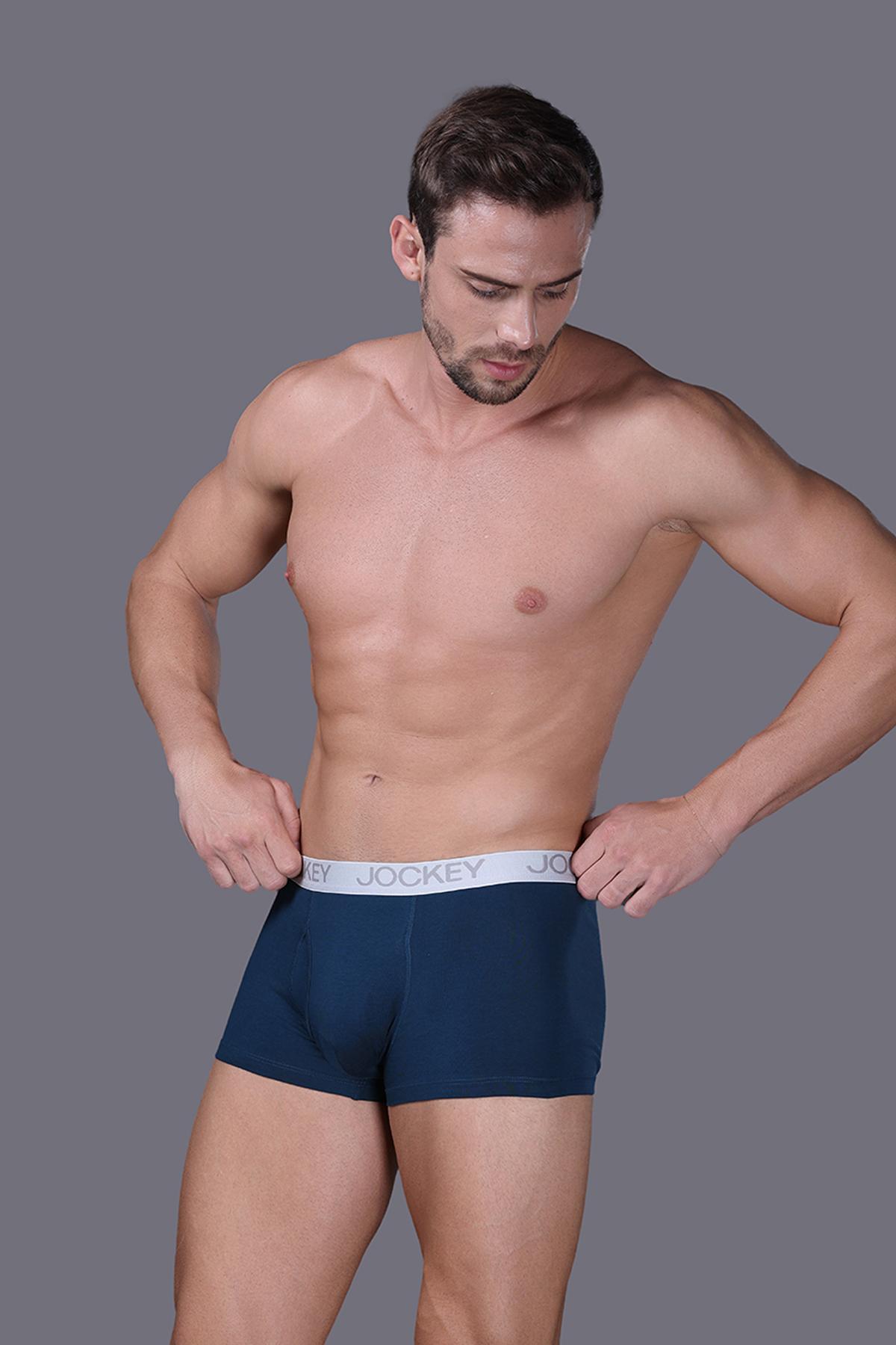 Quần lót Nam Jockey Trunk Cotton mở đáy - J4036