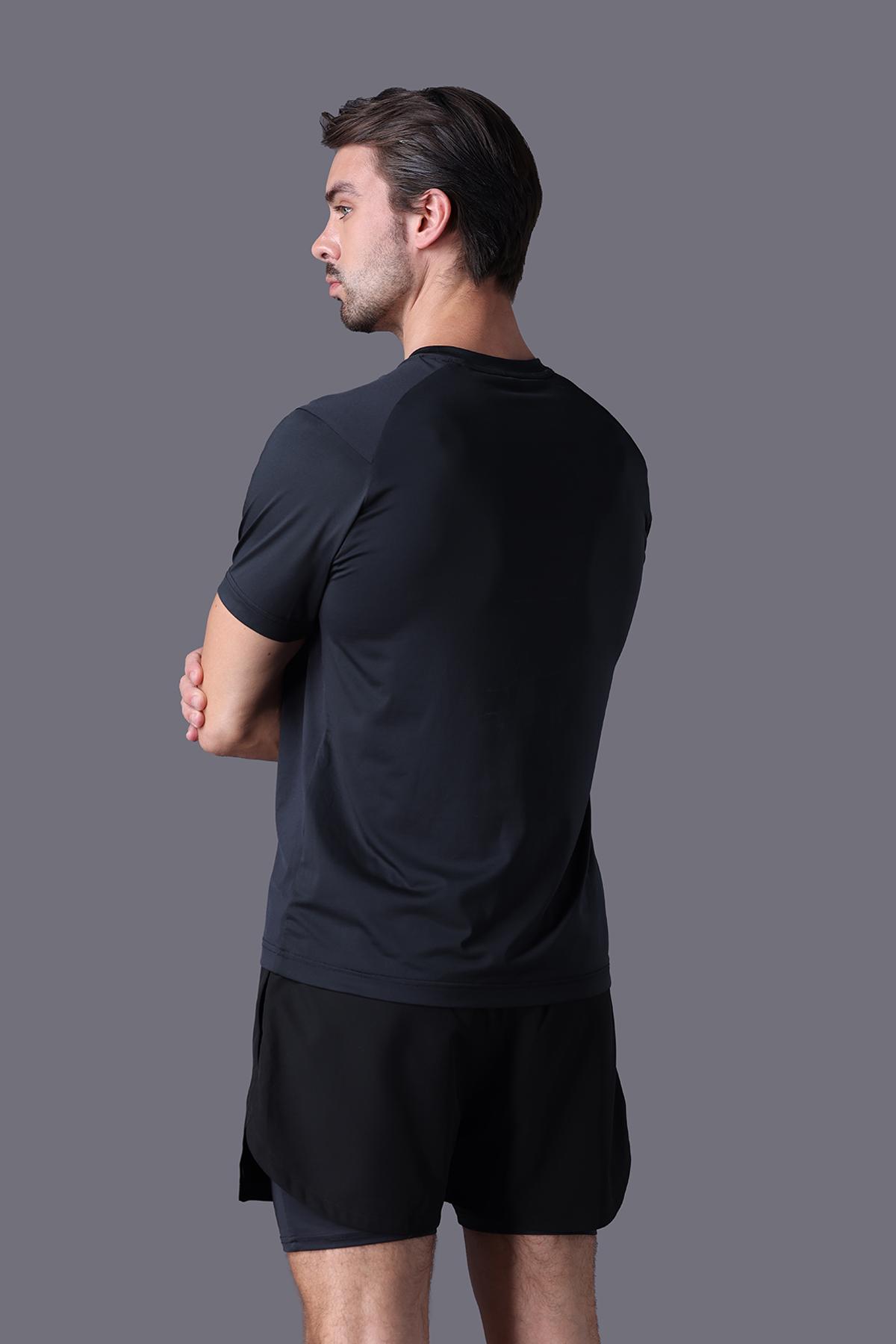 Áo T- shirt thể thao Jockey Nam chất liệu wicking in logo  - J1370