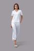 Bộ pijama dài nữ Vera satin trơn tay ngắn - V0762
