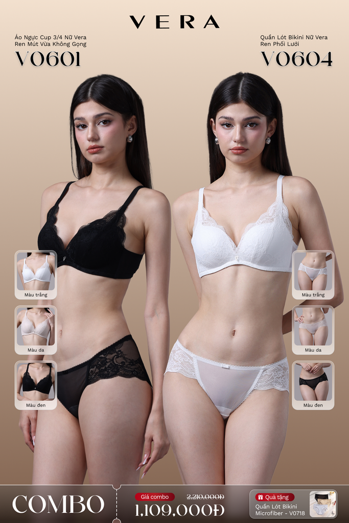 Combo Bộ Đôi Ren Gợi Cảm VERA