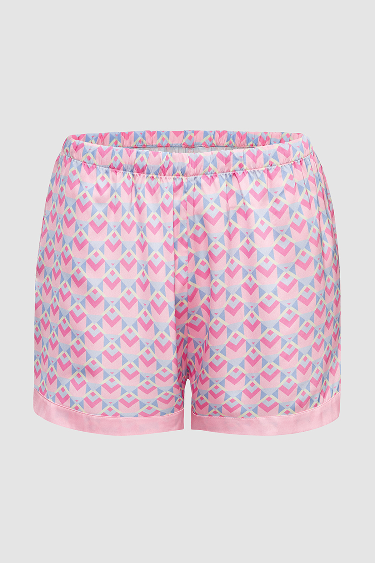 Bộ pijama ngắn nữ Vera satin in tay ngắn - V0768