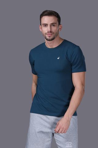 Áo thun nam Jockey T - Shirt  Cotton compact - J7344Rêu xám