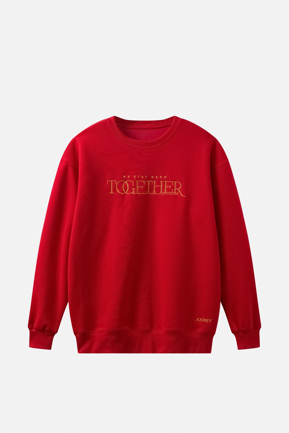 Áo Sweater unisex Jockey vải Cotton Poly - J4034