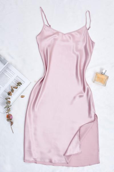 Hộp quà 20/10 - đồ ngủ tổng hợp váy ngắn vầ set short Satin VERA