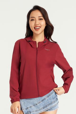 Áo khoác chống nắng nữ Vera Poly trơn - V0577Đỏ Đô