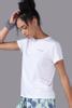 Áo T- shirt thể thao Jockey Nữ chất liệu wicking in logo - J1377