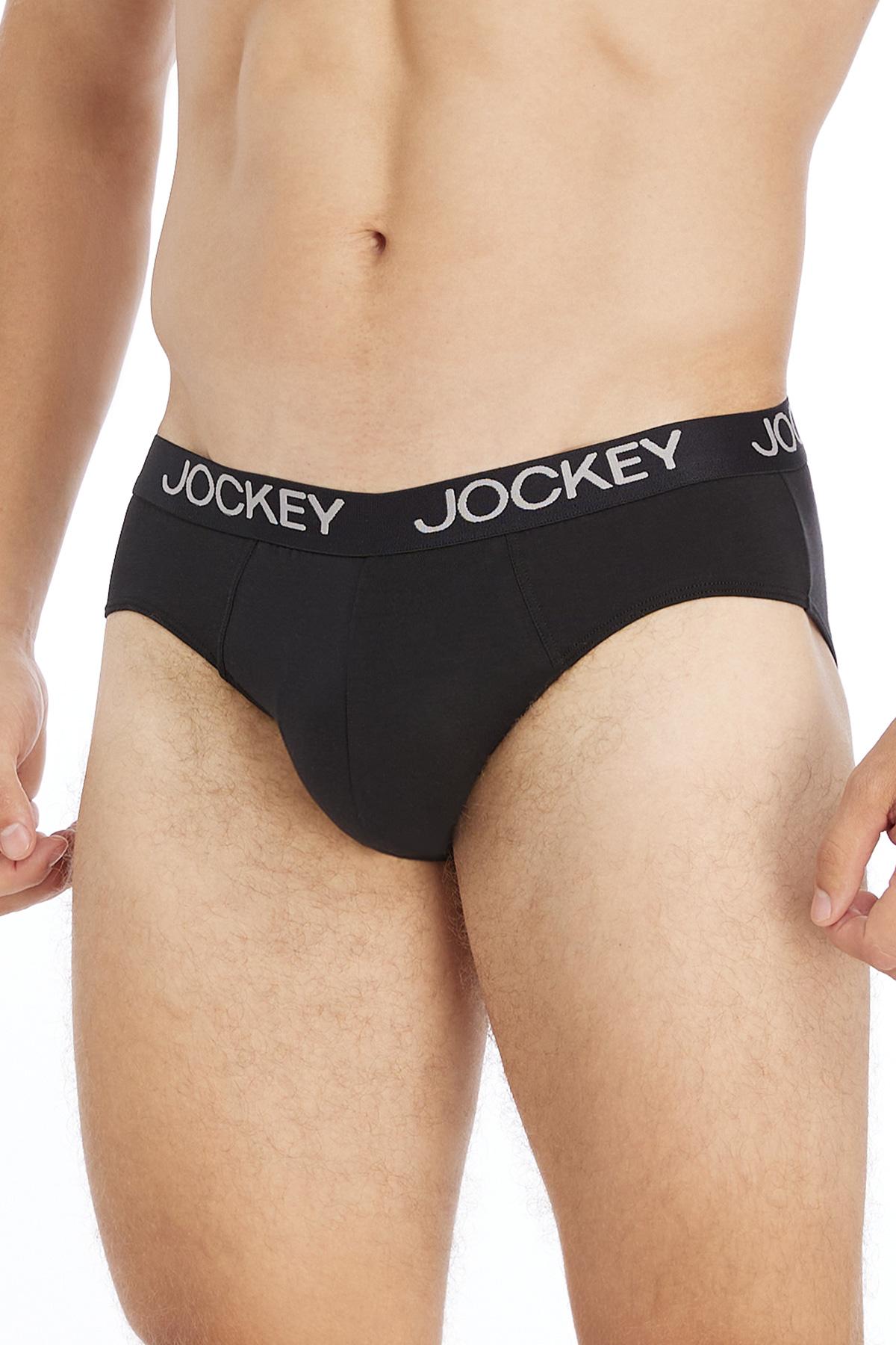 Quần lót nam Brief Jockey Cotton 4 chiều trơn - J4001