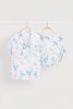 Bộ pijama ngắn nữ Vera latin in tay ngắn - V0742
