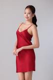 Đầm ngắn nữ Vera latin trơn hai dây - V0771
