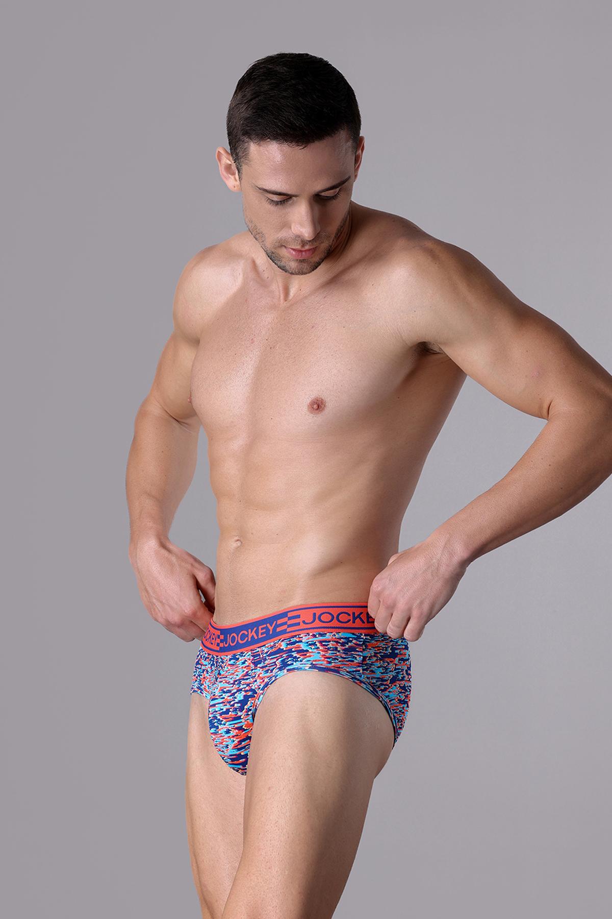 Quần lót nam Jockey polyamide in họa tiết dáng Brief - J4063