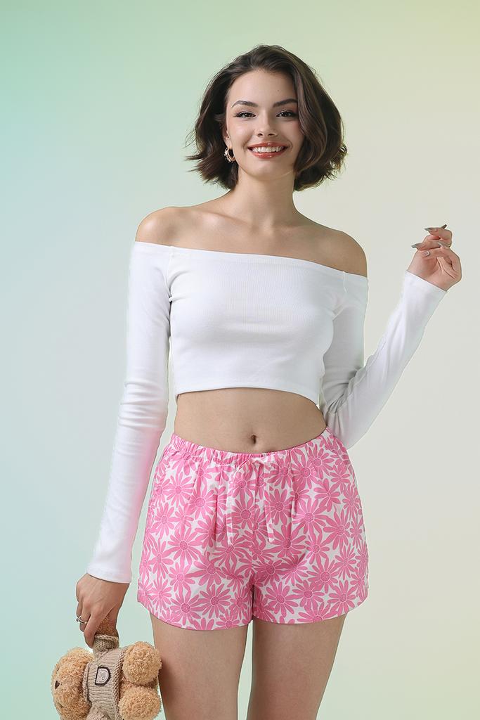 Quần short nữ Vera kate in - V0763