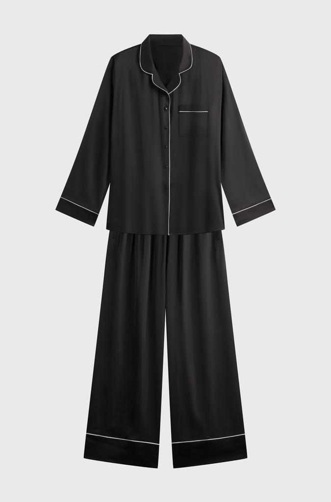 Bộ pijama dài nữ Vera latin trơn tay dài - V0775