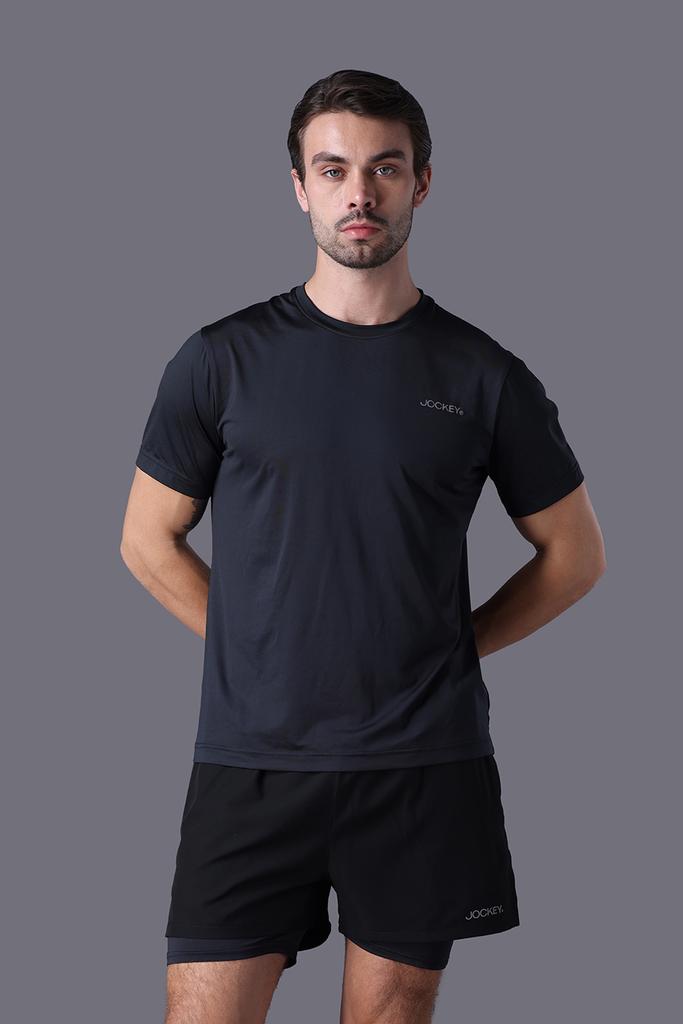 Áo T- shirt thể thao Jockey Nam chất liệu wicking in logo  - J1370