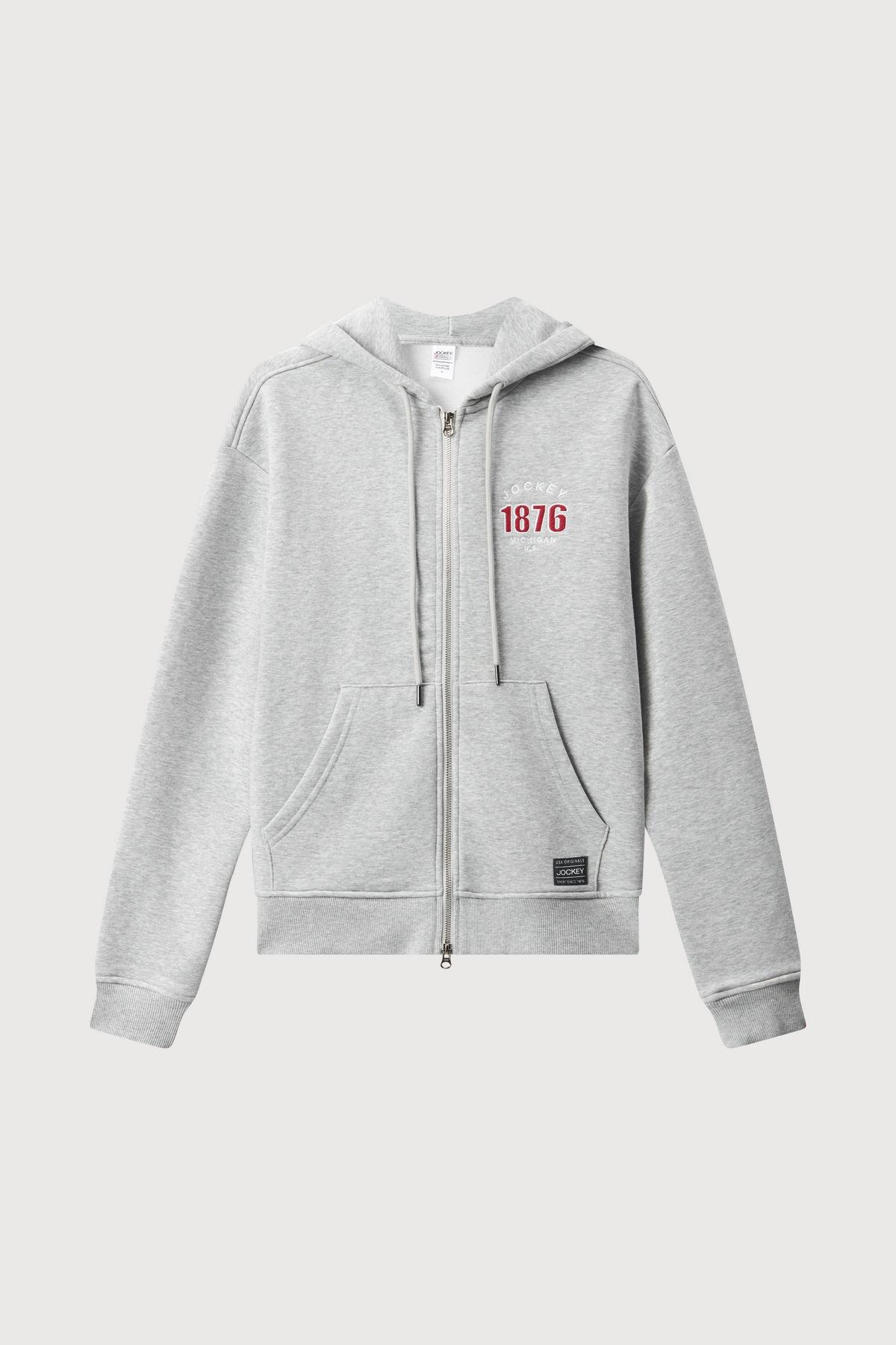 Áo khoác Hoodie unisex Jockey Cotton CVC - J4095