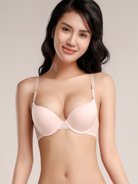 Áo ngực Mold cup 3/4 mút dày VERA Microfiber phối ren - 6301